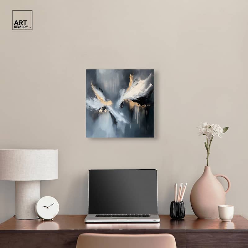 Wings of Gold Canvas by Art Remedy, Gallery Wrapped
