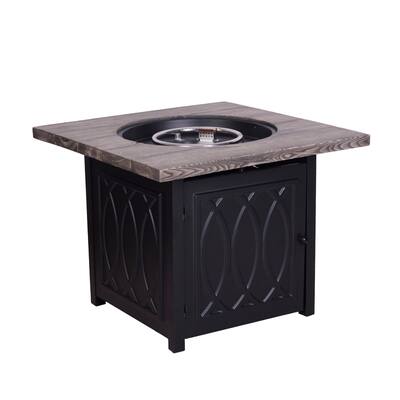 Steel Base Propane Outdoor Fire Pit Table