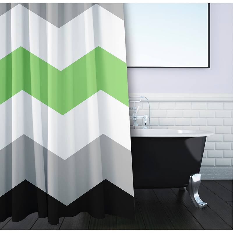Inclusive Pride Flag Durable Poly Shower Curtain