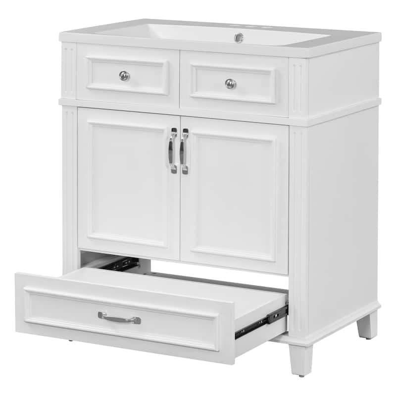 Bathroom Storage Cabinet with Soft Closing Doors