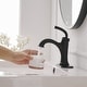 preview thumbnail 25 of 29, Single Handle Bathroom Sink Faucet with Drain Kit 1 Hole Brass Modern Bathroom Basin Vanity Faucets with Deck plate