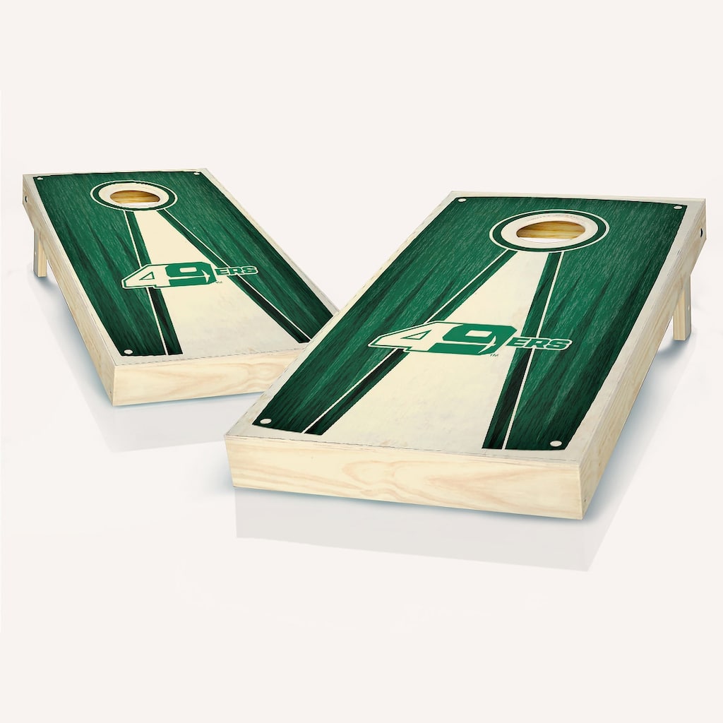 UNC Charlotte Pyramid NCAA Team Cornhole Boards
