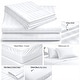 preview thumbnail 12 of 116, Home Sweet Home Dream Striped 1200 TC Cotton Deep Pocket Bed Sheet Set