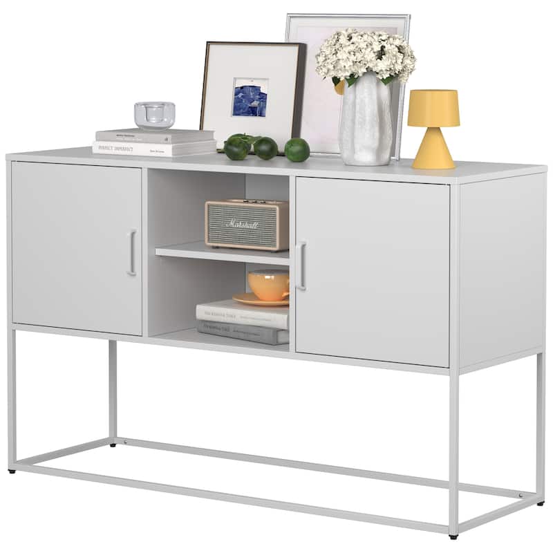 Modern Sideboard Buffet with Plenty of Storage Space - Anti-tilt mechanism, Elegant handles, Silent magnetic closure