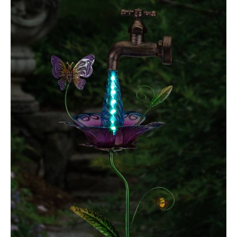 Waterdrop Solar Stake - Butterfly