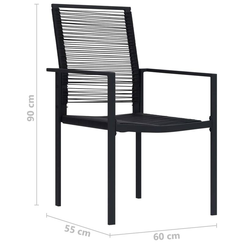 vidaXL Patio Dining Set 7 Piece Garden Outdoor Table and Chair Multi Colors