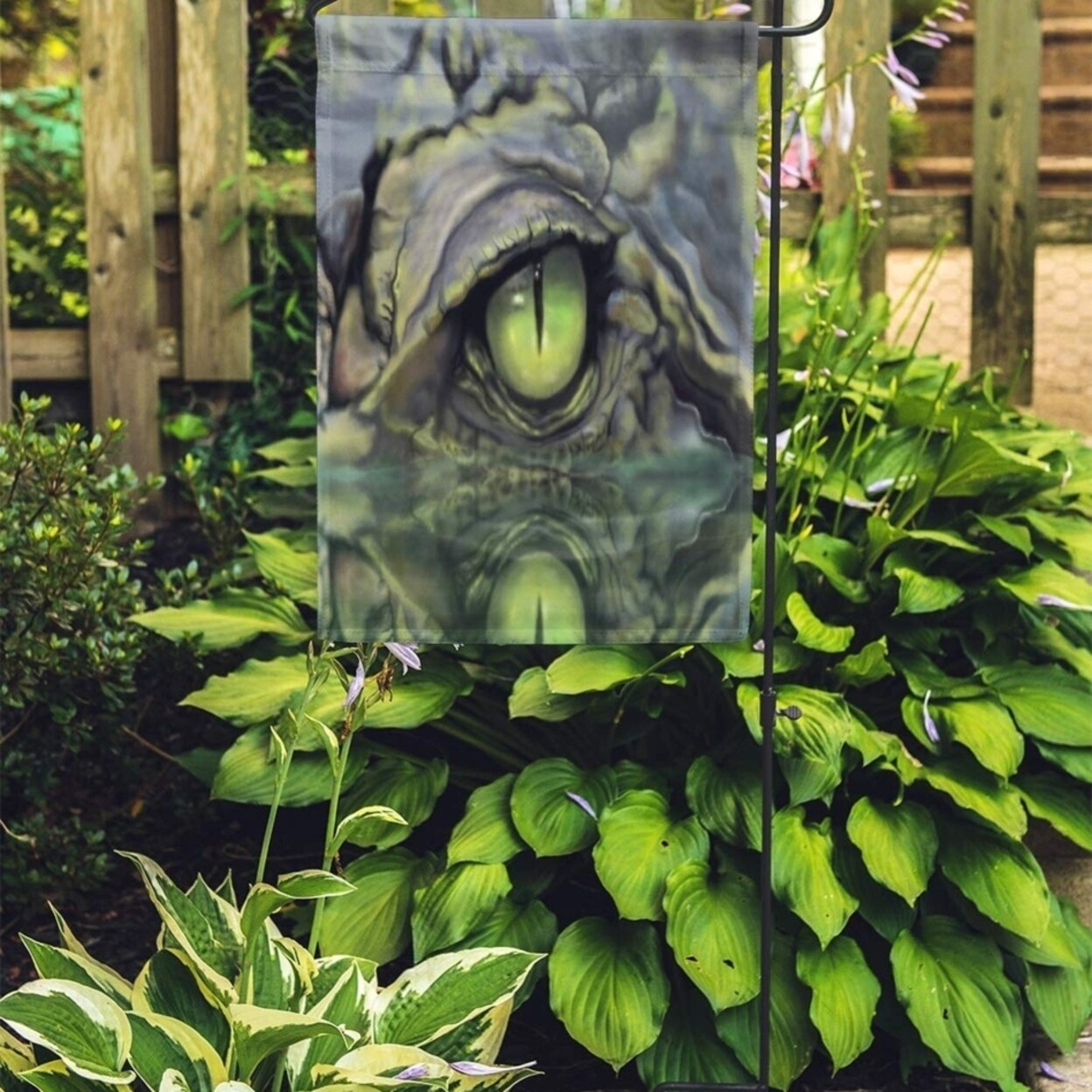 Shop Green Alligator Drawing Of Crocodile Eye Brown Skin Lizard Garden Flag Decorative Flag House Banner 12x18 Inch On Sale Overstock 31403950