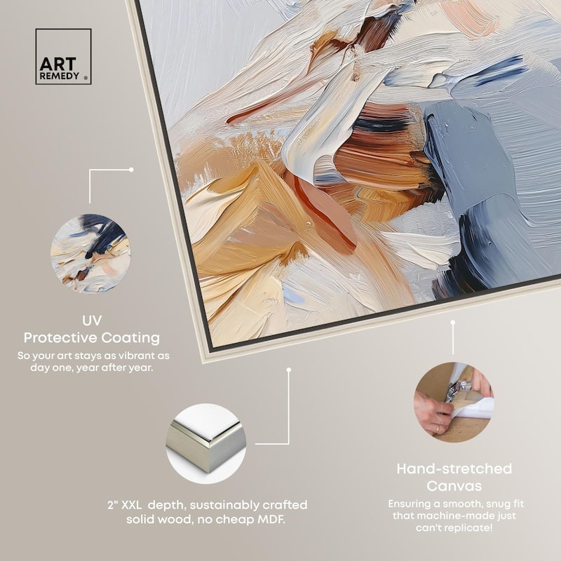 A Symphony in White II Canvas by Art Remedy
