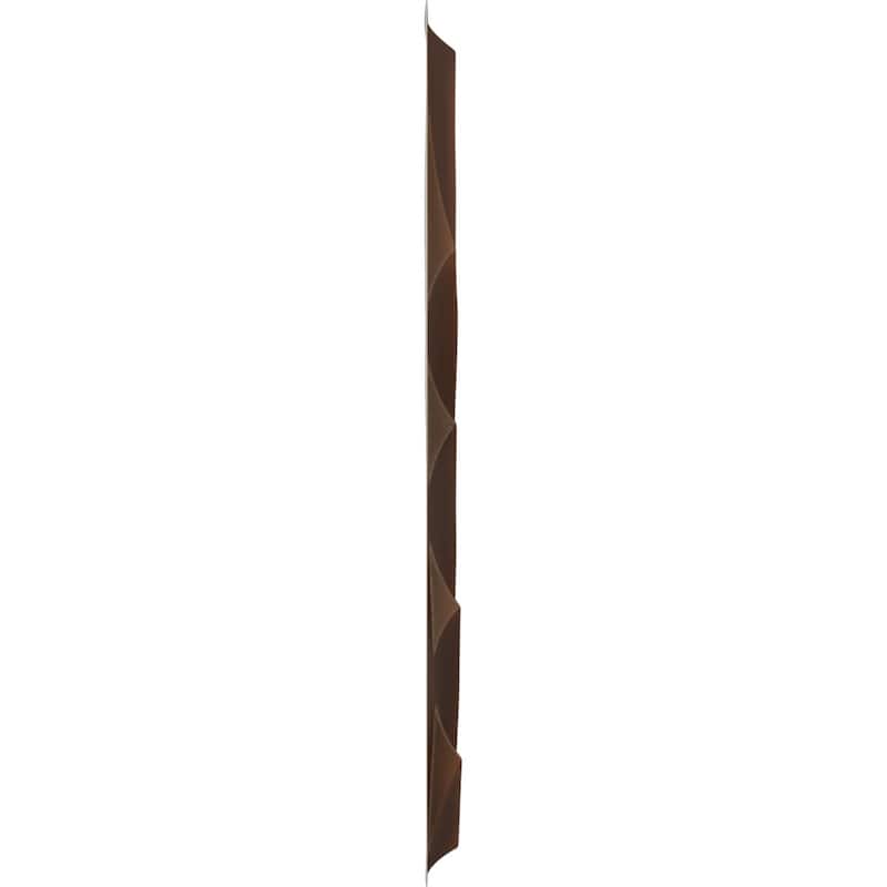 19 5/8"W x 19 5/8"H Modern Wave EnduraWall Decorative 3D Wall Panel