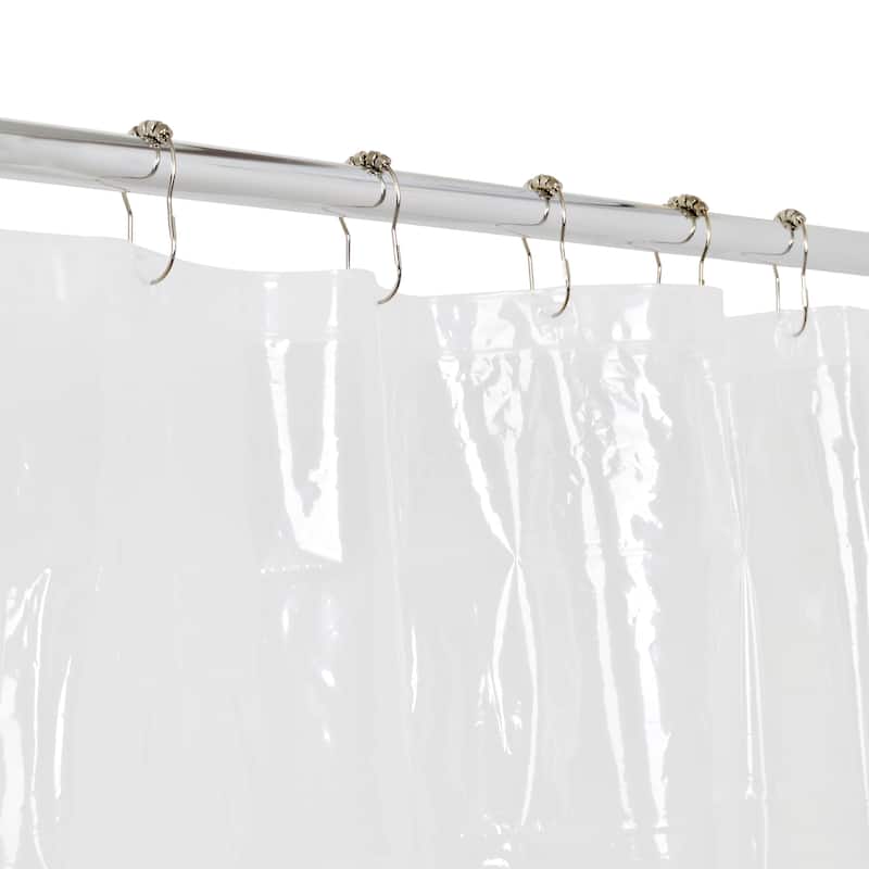 Utopia Alley 3G Clear PEVA Shower Liner - Clear Shower Curtain Liner, Bathroom PEVA Transparent Shower Curtain, (71"x71")