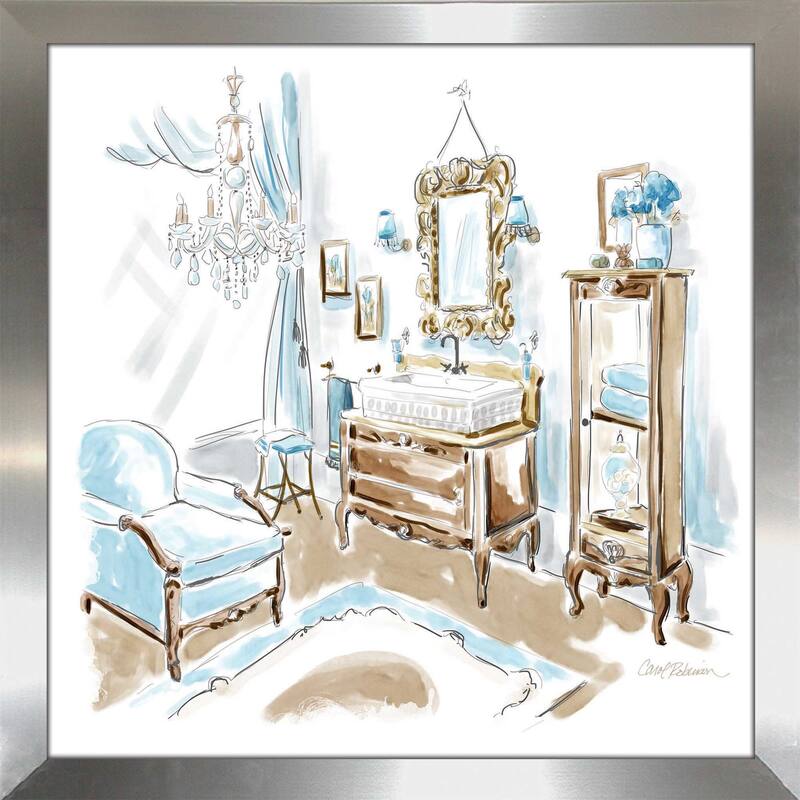 "Blue Opulence I" by Carol Robinson Print on Acrylic