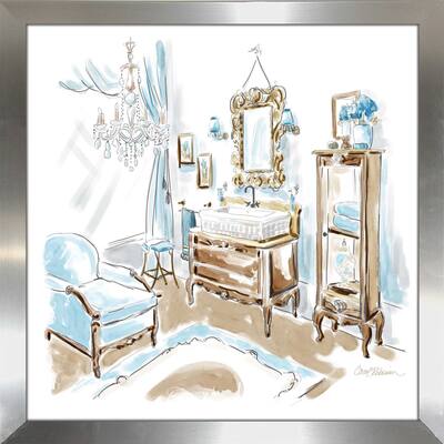 "Blue Opulence I" by Carol Robinson Print on Acrylic