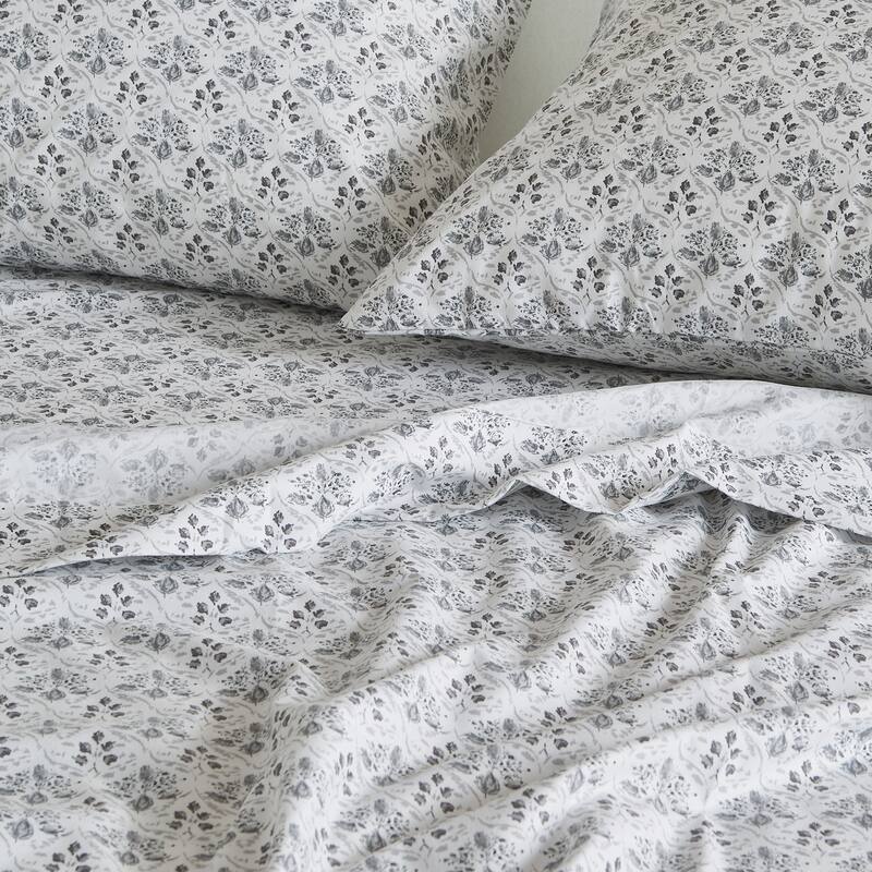 Patina Vie Maison Brushed Microfiber Floral Bloom Sheet Set