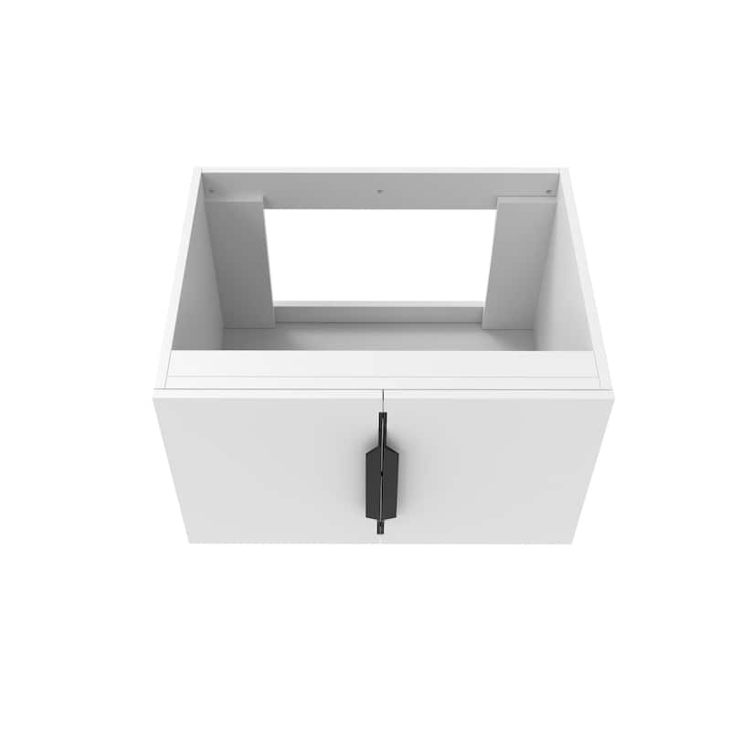 Alpine 24" Wall Mounted Bathroom Vanity (Base Only)