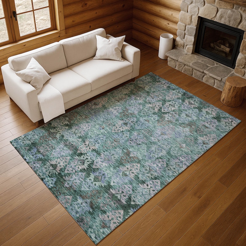 Premium Washable Super Soft Boho Medallions Mayfield Rug