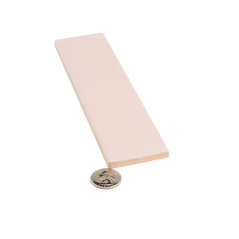 Apollo tile 2" x 8" Arte Matte Pink Ceramic Tile (6.46 sq ft/case) - 60 Pack