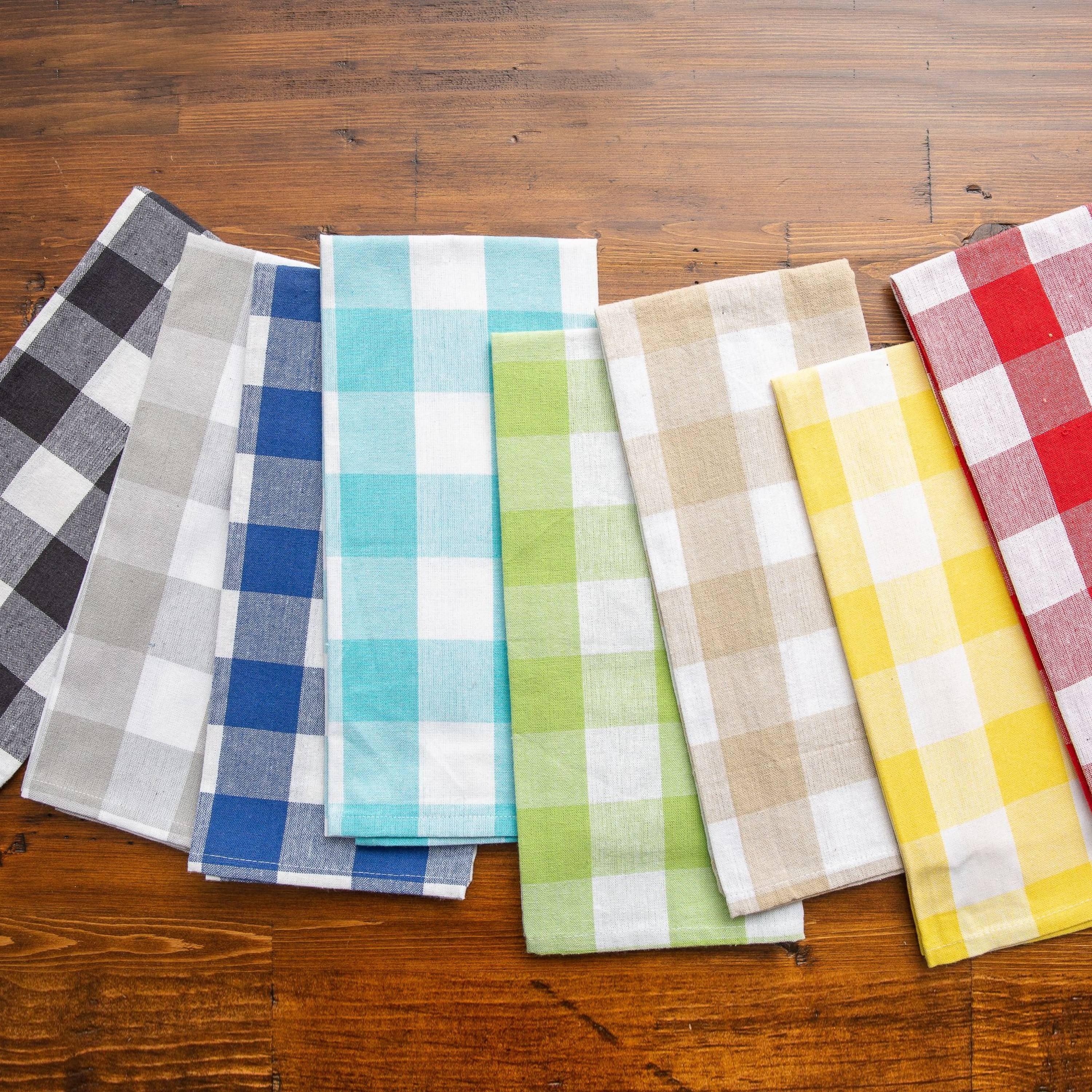 Country Check Kitchen Towel - 18x28