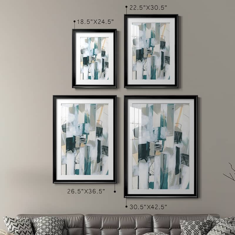 Sea Cavern Strata IV Premium Framed Print - Ready to Hang