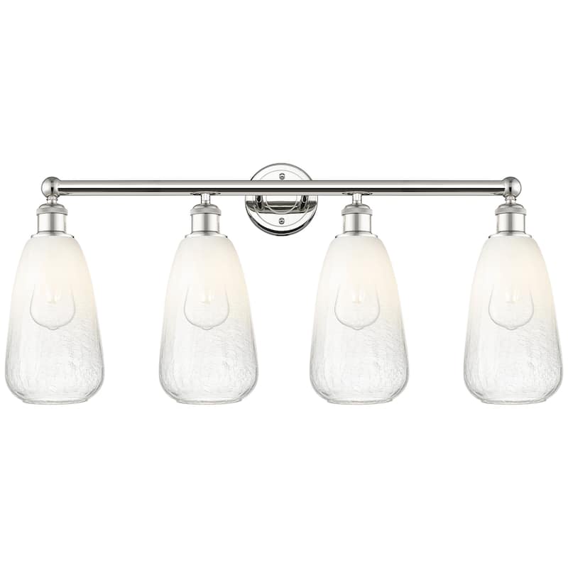Innovations Lighting 616-4W-16-33 Brookhaven Almond Vanity Brookhaven - Polished Nickel / Opal