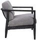 preview thumbnail 7 of 6, Uttermost Brunei 31" Wide Modern Accent Chair with Solid Oak Frame and