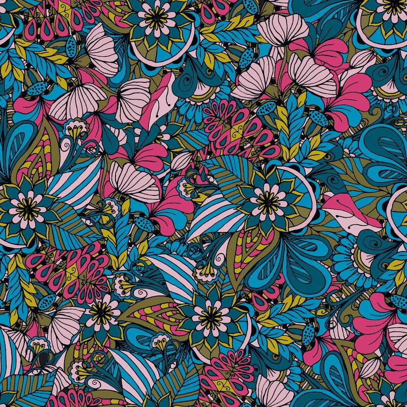 Multicolored Floral Wallpaper Bed Bath & Beyond 35647588
