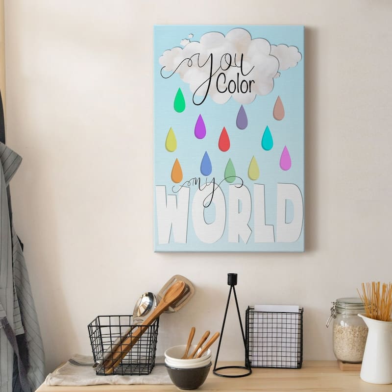 Color My World Premium Gallery Wrapped Canvas - Ready to Hang