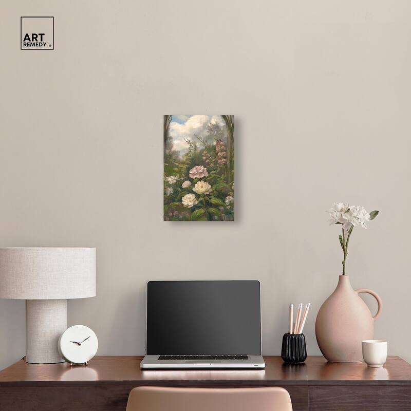 Woodland Bloom Canvas by Art Remedy, Gallery Wrapped