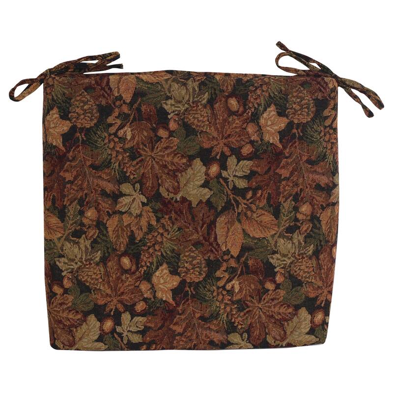 20-inch by 19-inch Tapestry Chair Cushion (Multiple Patterns, Set of 1,2, or 4) - 20 x 19