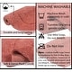 preview thumbnail 26 of 165, Waterford Collection 100% Cotton Non-Slip Bathroom Rug Set, Machine Washable Bath Rug, 4 Piece Bath Mat Set with Contour