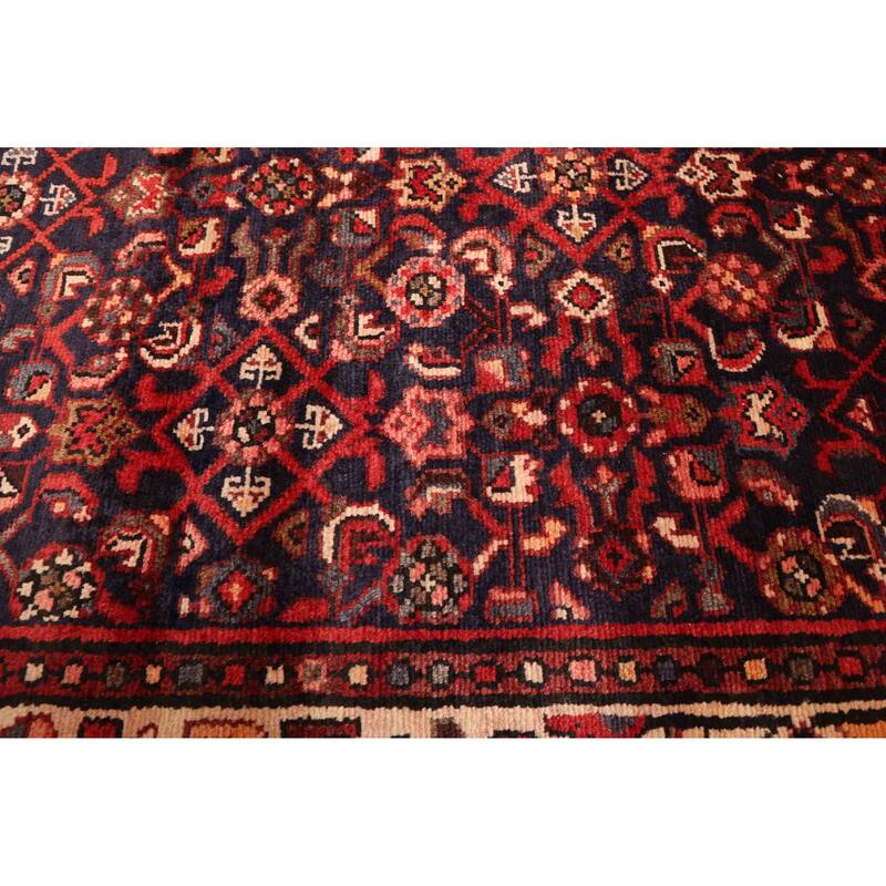 ECARPETGALLERY Hand-knotted Andelz Dark Navy Wool Rug - 3'7 x 10'7