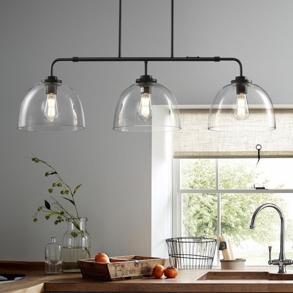 Oversized glass pendant top