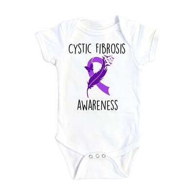 Cystic Fibrosis - Baby Boy Girl Clothes Infant Bodysuit Funny Cute Newborn