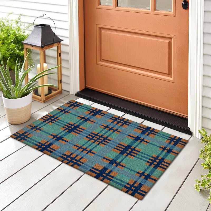 Liora Manne Natura Plaid Outdoor Mat