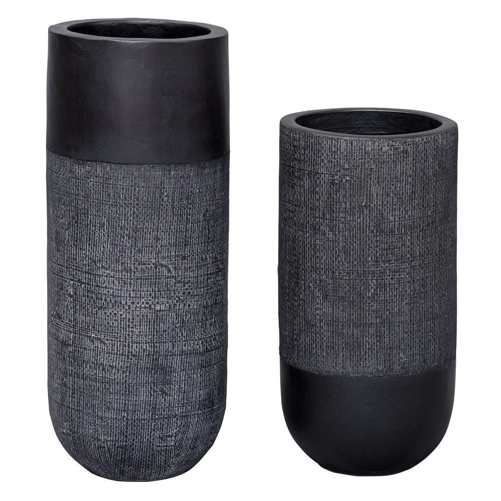 Uttermost Woven Shadow Vases (Set of 2)