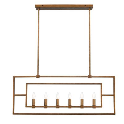 Light Society Bence Chandelier - Anitque Brass
