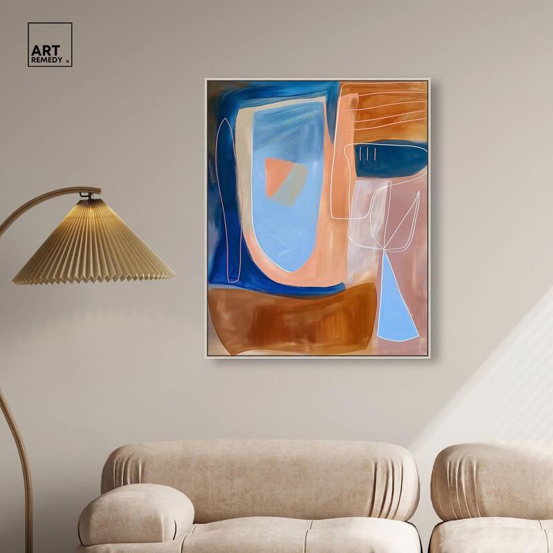 An Abstract Oil II Canvas by Art Remedy