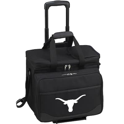NCAA Texas Longhorns Insulated Picnic Set for 4 on Wheels
