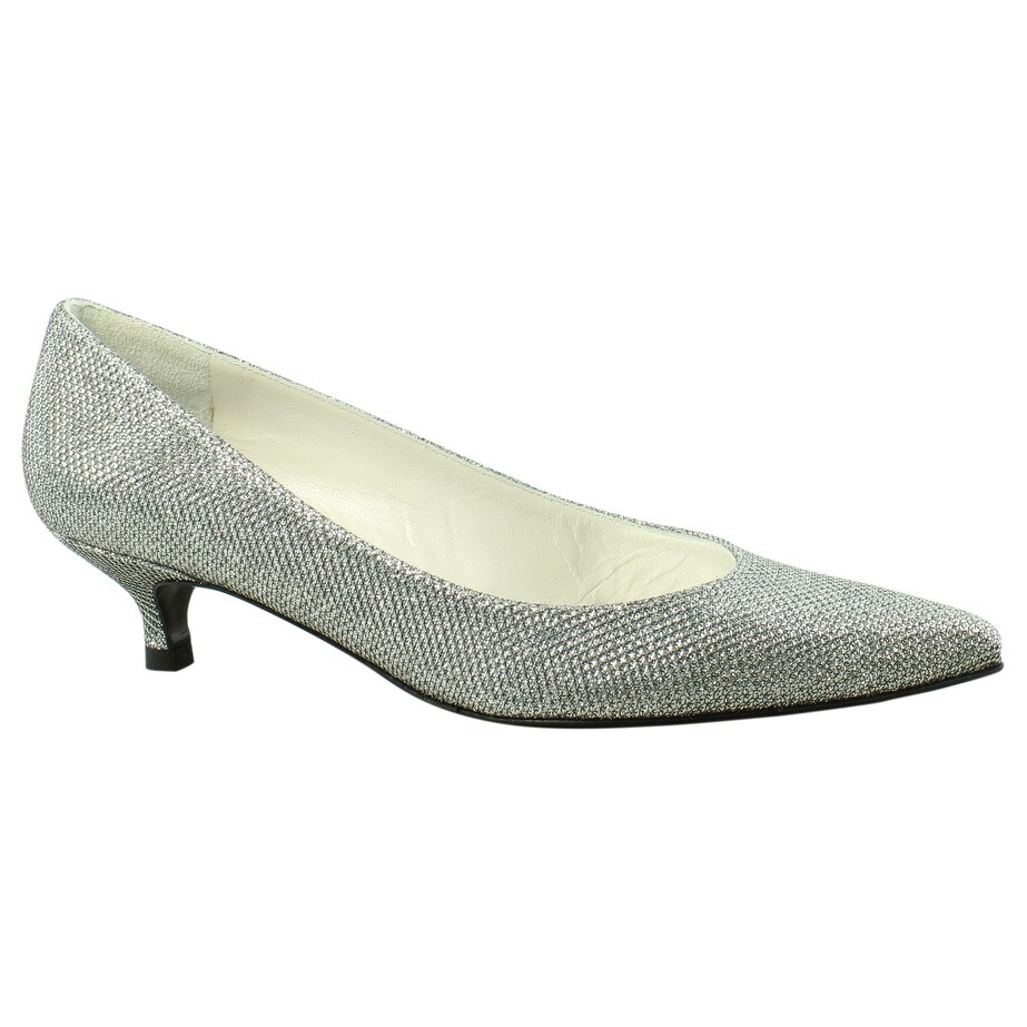 silver pumps size 5
