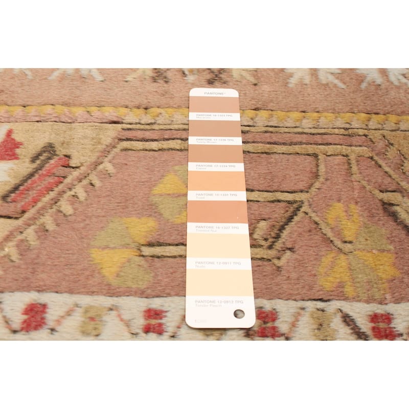 ECARPETGALLERY Hand-knotted Andelz Copper Wool Rug - 4'0 x 6'6