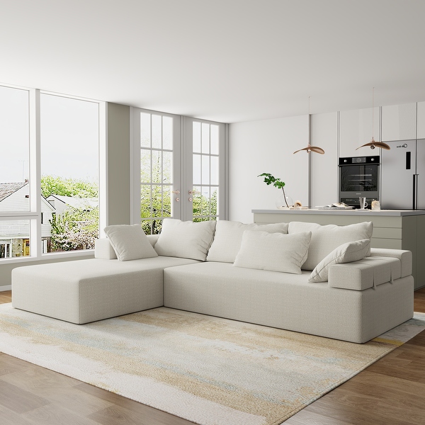 Luxury l shape sofa set cheap
