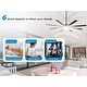 preview thumbnail 83 of 128, Sofucor 52/66/72/76/84Inch Large Ceiling Fan with Dimmable LED Light ,Remote&APP Control,8 Blades for Large Living Room,Porch