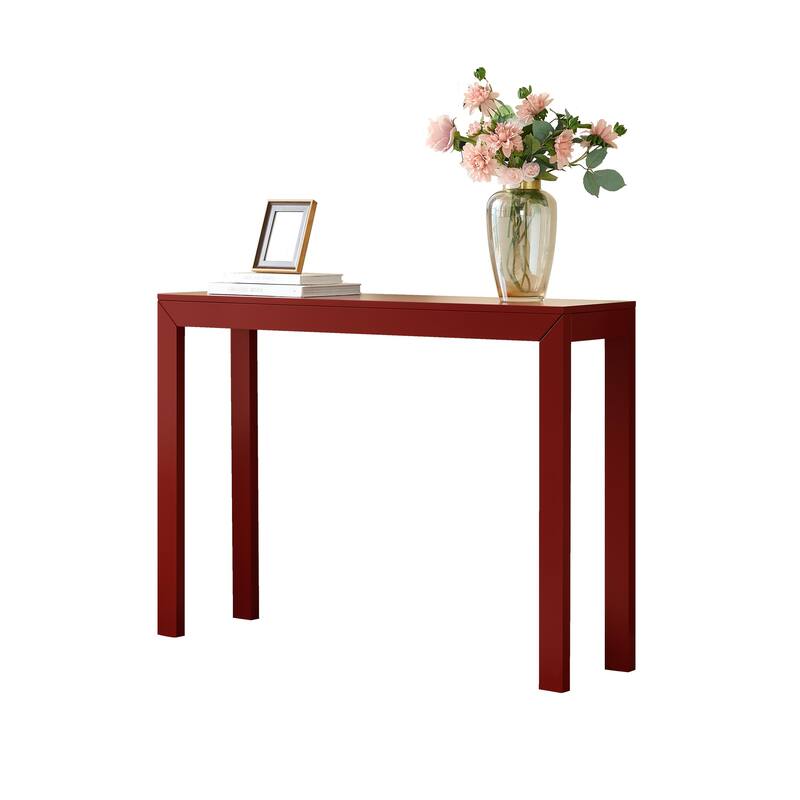 Russell Collection Modern Wood Rectangle Console Table