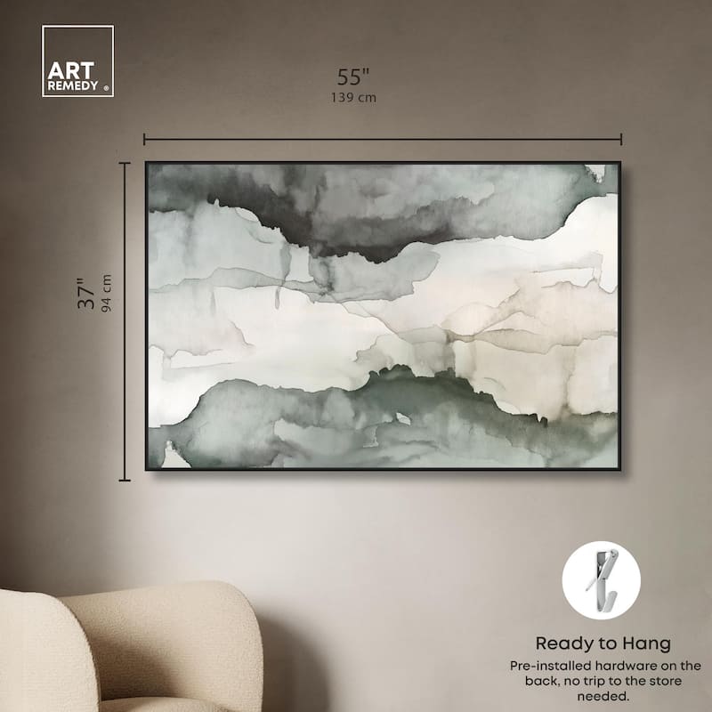 Pigment Flow Canvas by Art Remedy