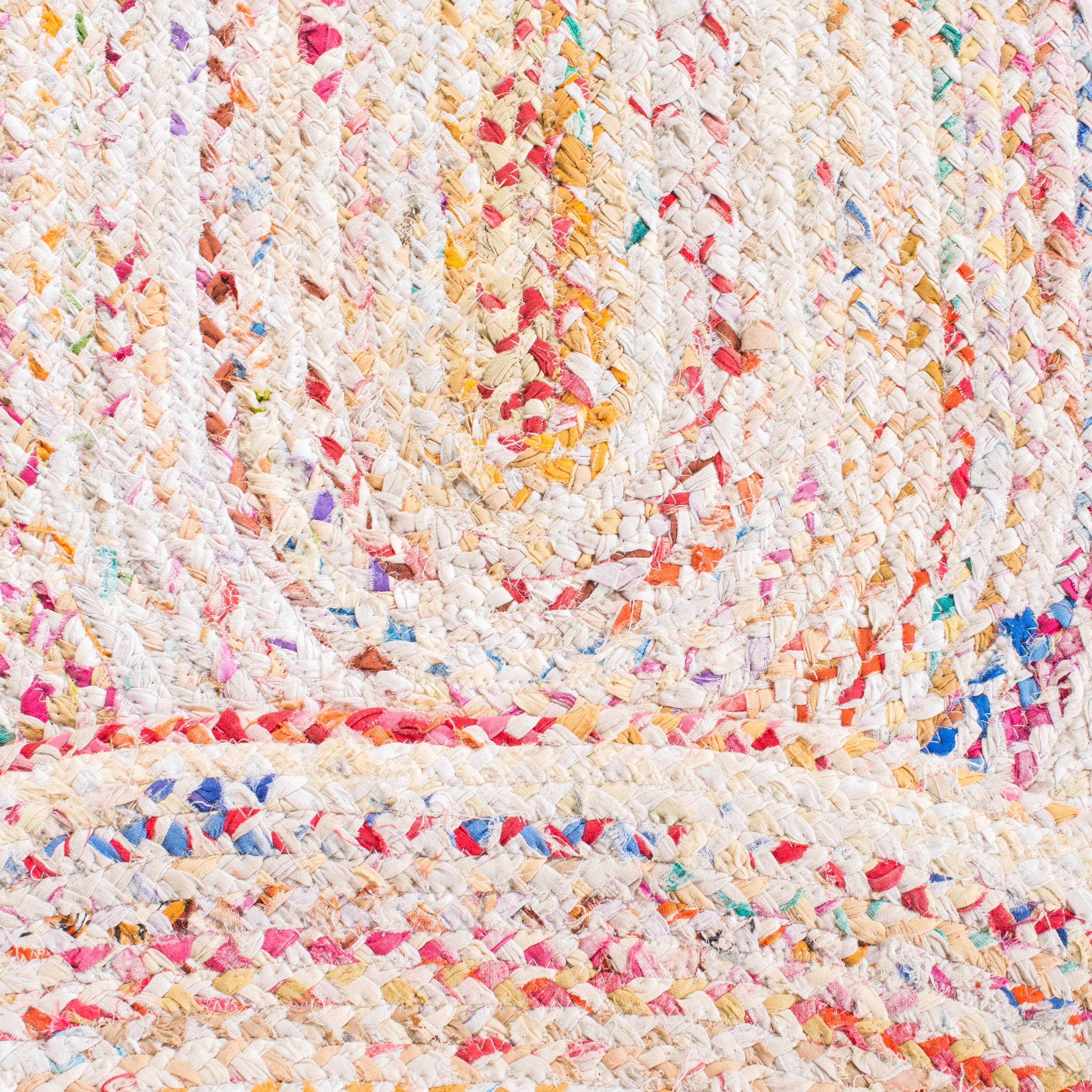 SAFAVIEH Handmade Braided Bohemian Cotton Rug On Sale Bed