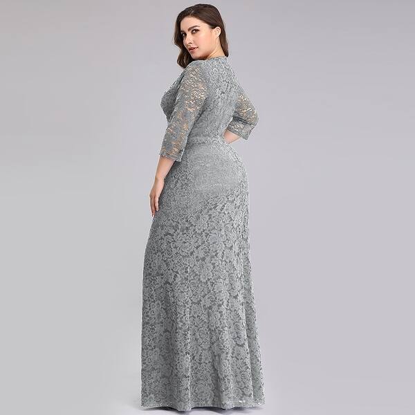 Shop Ever Pretty Womens Elegant Lace Half Sleeve Plus Size Evening