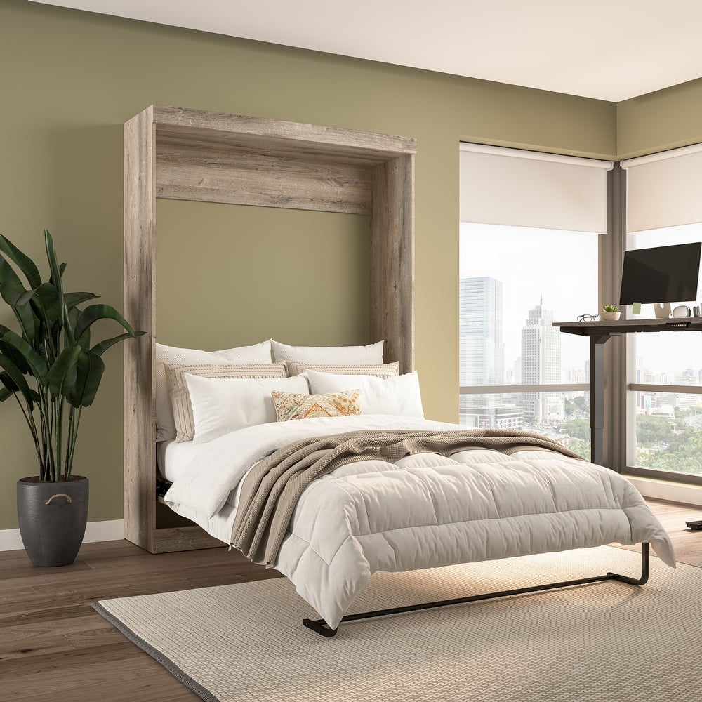 Pur 59W Full Murphy Bed for Multipurpose Room by Bestar