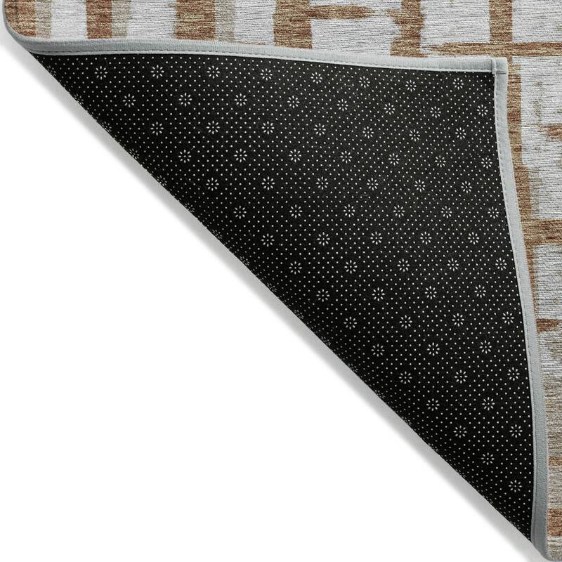 HomeRoots Striped Transitional Rectangle Outdoor Rug