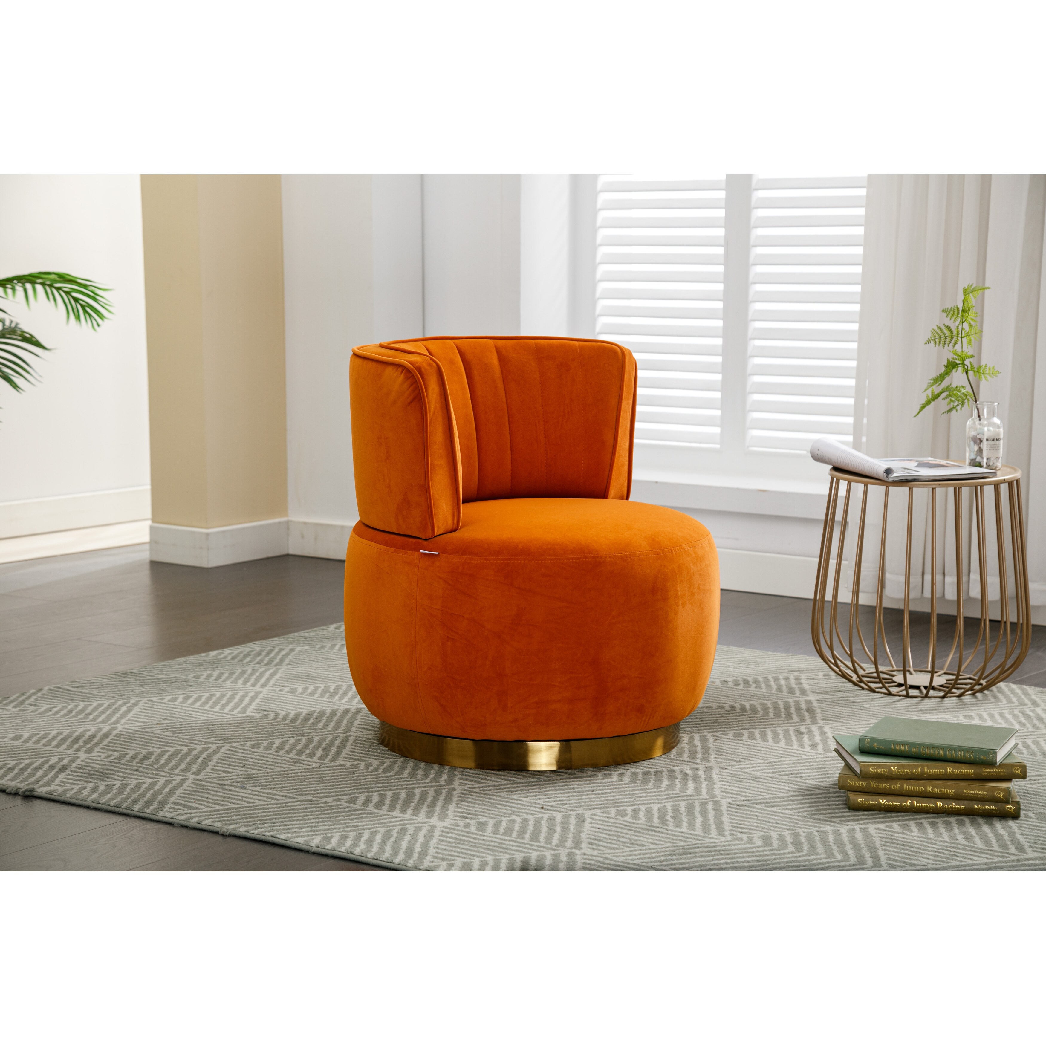 Orange best sale cuddle chair