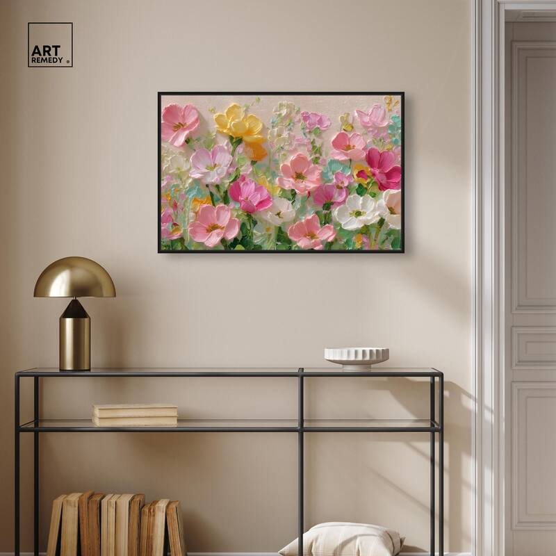 Expressed in Petals I Canvas by Art Remedy