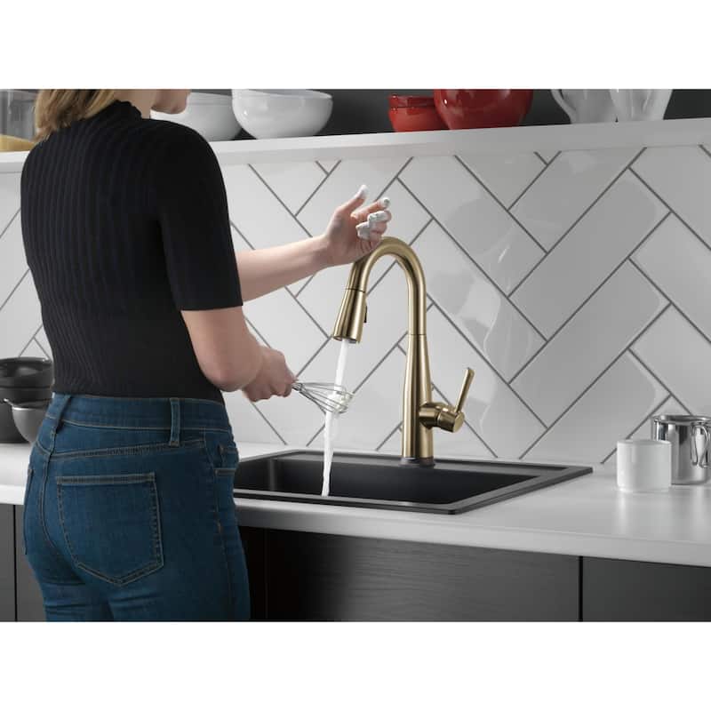 Delta Essa Pull-Down Bar/Prep Faucet with On/Off Touch Activation and